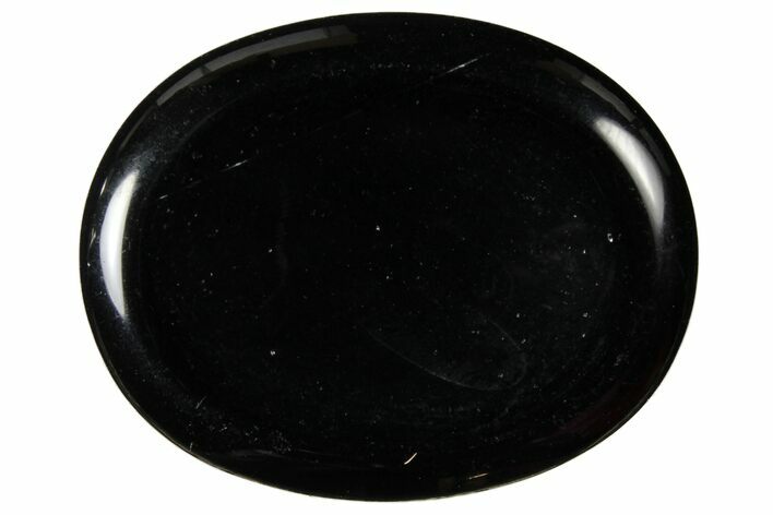 1.8" Polished Black Obsidian Worry Stones  - Photo 1